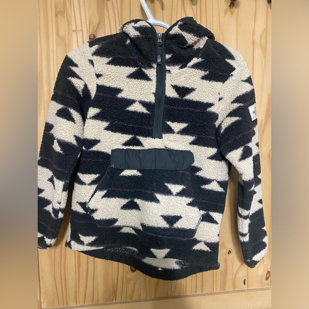 Girls north face sweater